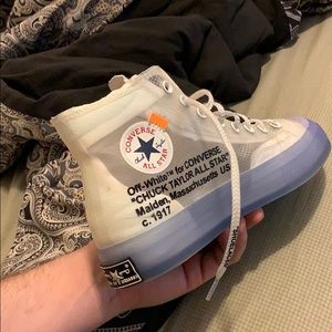Off-white x converse “ghosted”